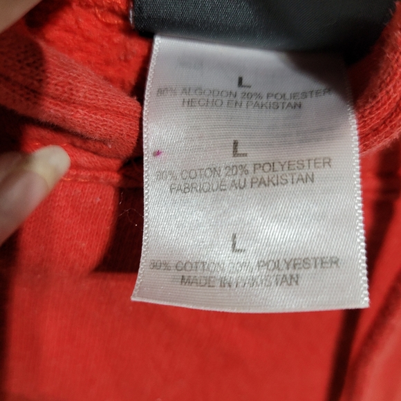 (4014) Cherokee NC. Cotton Net, USA Pouch pocket, Size Large Red, - Picture 7 of 8